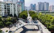 Cầu bộ hành chữ Y đẹp như thơ ở Hà Nội chuẩn bị khánh thành