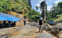 Bộ Quốc phòng giao công binh đánh sập hầm, lò khai thác vàng trái phép ở Quảng Nam