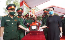 An táng 106 liệt sĩ quân tình nguyện hi sinh tại Lào