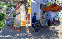 Ngắm nhìn thành phố qua bộ tranh ‘vẽ Sài Gòn bằng cả trái tim’ của họa sĩ Philippines