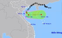 Áp thấp nhiệt đới cách Nam Định - Ninh Bình 120km, gây sóng lớn và mưa to