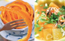Mứt vỏ cam, canh dưa lưới: Món ngon từ trái cây... cúng ngày tuần