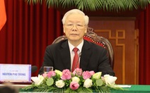 Tổng bí thư Nguyễn Phú Trọng phát biểu tại hội nghị các chính đảng thế giới