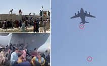 Video người Afghanistan rơi từ trên trời xuống khi đu máy bay Mỹ