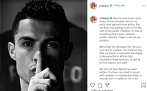 Ronaldo tức giận viết tâm thư: 'Tôi không cho phép mọi người đùa giỡn với tên tuổi của tôi'