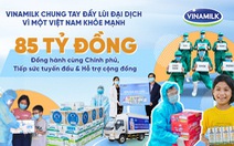 Vinamilk tiếp sức tuyến đầu chống dịch tại 50 bệnh viện trên cả nước