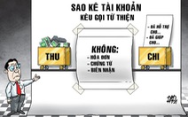 Công bố sao kê tài khoản kêu gọi từ thiện: Đã đủ cho sự minh bạch?