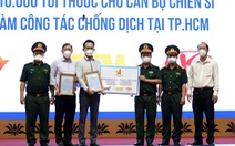 10.000 túi thuốc đến tay chiến sĩ Bộ tư lệnh TP.HCM