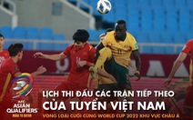 Lịch thi đấu 4 trận tiếp theo của Việt Nam ở vòng loại thứ 3 World Cup 2022