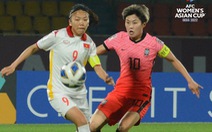 Nữ Việt Nam - Hàn Quốc (hiệp 2) 0-3: Ji So Yun lập cú đúp
