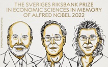 Nobel Kinh tế được trao cho 'nghiên cứu về ngân hàng và khủng hoảng kinh tế'