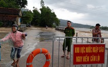 Phú Yên: thủy điện xin xả lũ đến 1.500m3/s