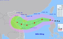 Bão Nesat tối nay vào Biển Đông, dự báo sẽ giảm cấp khi vào gần đất liền Bắc Trung Bộ