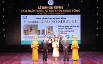 Fucoidan Umi No Shizuku nhận giải 'Sản phẩm vì sức khỏe cộng đồng'