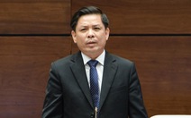 Trình Quốc hội phê chuẩn miễn nhiệm Bộ trưởng Bộ Giao thông vận tải Nguyễn Văn Thể