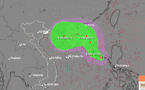 Bão Nalgae có thể mạnh cấp 12, liên tục đổi hướng trên Biển Đông
