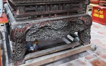 Độc bản hương án chùa Keo trở thành bảo vật quốc gia