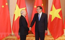 Tổng bí thư Nguyễn Phú Trọng hội kiến Thủ tướng Trung Quốc Lý Khắc Cường
