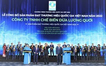 Sản phẩm dừa đạt Thương hiệu quốc gia Việt Nam