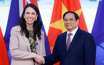 Thủ tướng Phạm Minh Chính đón và hội đàm với Thủ tướng New Zealand Jacinda Ardern