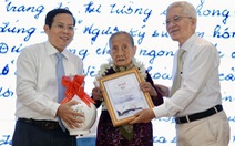 Cụ bà 96 tuổi đoạt giải nhất thi viết 'Người thầy kính yêu'