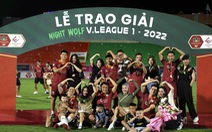 Bảng xếp hạng chung cuộc V-League 2022: Hà Nội vô địch, Sài Gòn xuống hạng