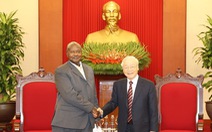 Lãnh đạo Đảng và Chính phủ tiếp Tổng thống Uganda Museveni