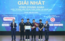 Sinh viên Đại học Quốc gia TP.HCM giành giải nhất Sinh viên với an toàn thông tin ASEAN 2022