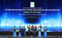 Công ty Cổ phần CMC vinh dự đón nhận danh hiệu Thương hiệu Quốc gia 2022