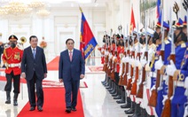 Lễ đón chính thức Thủ tướng Phạm Minh Chính sau lễ dâng hoa tưởng niệm