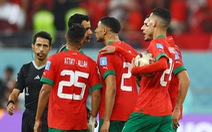 Cầu thủ Morocco nổi giận bỏ đi khi Croatia đang nhận huy chương