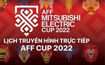 Lịch trực tiếp AFF Cup 2022: Indonesia - Campuchia, Philippines - Brunei