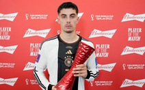 Kai Havertz: 'Chứng kiến tuyển Đức bị loại giống như xem một bộ phim kinh dị'