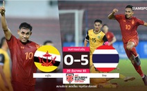 Tuyển Thái Lan thắng đậm Brunei trong ngày ra quân AFF Cup 2022