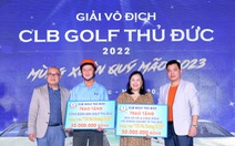 Giải golf quyên góp 80 triệu đồng làm từ thiện