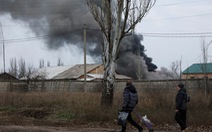 'Mưa' tên lửa trút xuống nhiều thành phố Ukraine