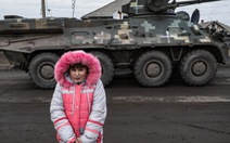 Những đứa trẻ buộc phải trưởng thành ở tiền tuyến Ukraine