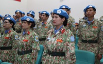 Ra mắt Đội công binh số 2 tham gia gìn giữ hòa bình Liên Hiệp Quốc