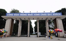 Hà Nội bỏ một phần rào công viên Thống Nhất, thêm phố đi bộ