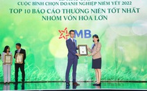 MB vào top 10 doanh nghiêp niêm yết có báo cáo thường niên xuất sắc nhất