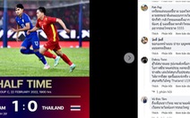 Bị dẫn 0-1 ở hiệp 1, cổ động viên Thái chê U23 Việt Nam 'đá buồn ngủ và nhát'