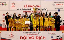Sông Lam Nghệ An vô địch Giải bóng đá U9 toàn quốc Toyota Cup 2021
