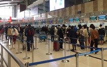 Mùng 6 Tết, khách đi máy bay qua Nội Bài, Tân Sơn Nhất đông nhất trong dịp Tết