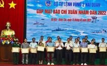 Bộ tư lệnh Vùng 2 Hải quân gặp mặt báo chí đầu năm 2022