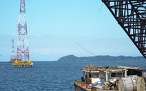 EVNSPC đẩy nhanh tiến độ công trình đường dây 220KV vượt biển Kiên Bình - Phú Quốc