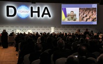 Tổng thống Ukraine bất ngờ 'xuất hiện' tại diễn đàn Doha, kêu gọi các nước tăng sản lượng dầu