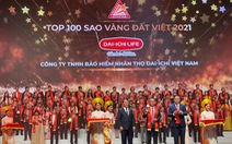 Dai-ichi Life Việt Nam nhận giải thưởng 'Sao vàng đất Việt' năm 2021