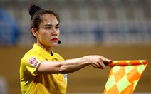 Trọng tài nữ xuất hiện tại Cúp quốc gia 2022