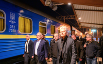 Tổng thống 4 nước châu Âu cùng đi tàu đến Kiev