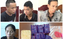 Bắt 4 nghi phạm chuyển ma túy đá và heroin từ Lào sang Việt Nam